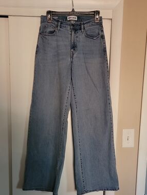Dkny Light Blue Wide-Leg Jeans
